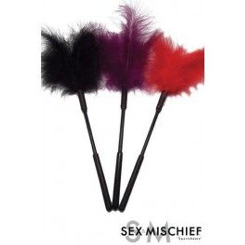 Plumeau Coloré 18cm Sex And Mischief Couleur - Mauve