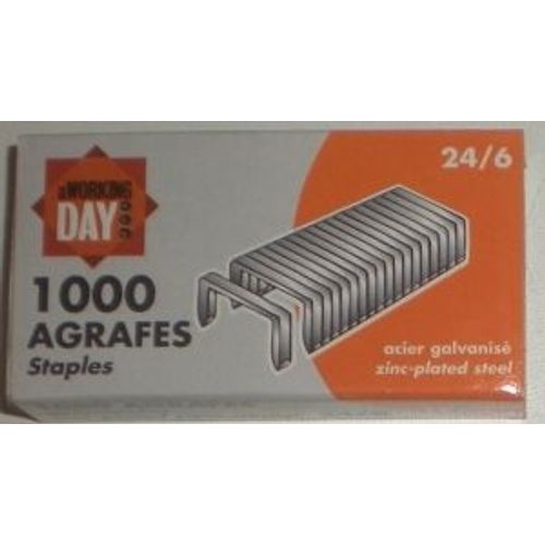 Paquet De 1000 Agrafes 24/6 - 114111