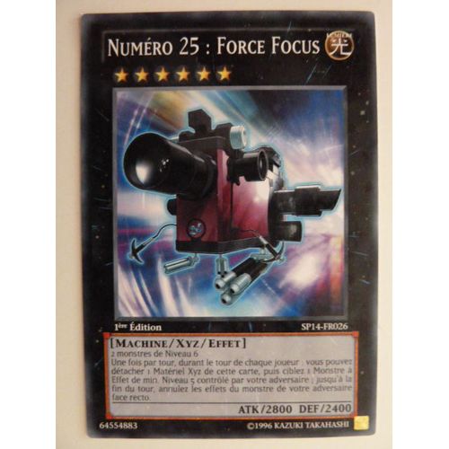 Numéro 25 : Force Focus Sp14-Fr026 Starfoil - Yu-Gi-Oh
