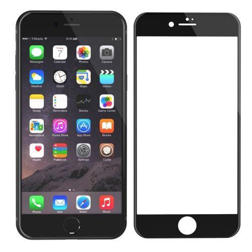 Hqselection® Lot De 2 Verre Trempé Pour Iphone 6/7/8 .Film De Protection D'écran Couverture Complète Noir - Anti Rayures - Ultra Résistant Dureté 9h