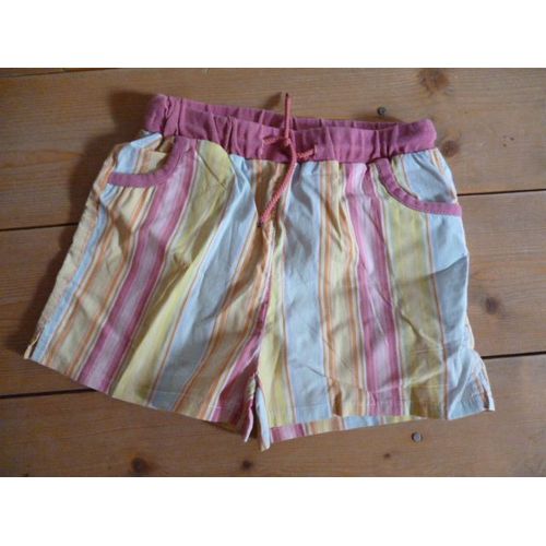 Short Sergent Major À Rayures 5 Ans