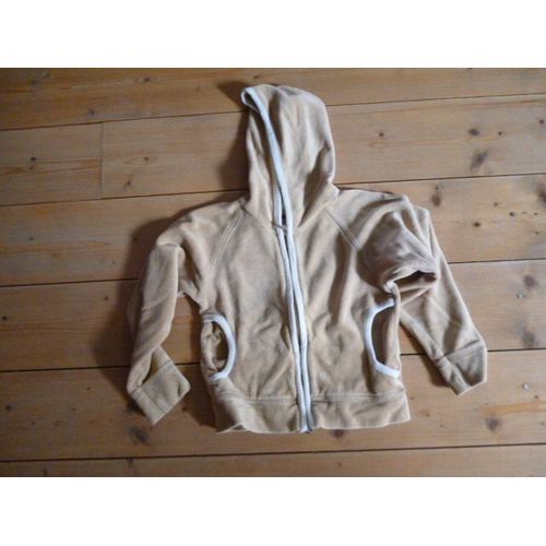 Gilet H&m Marron À Capuche 5 Ans