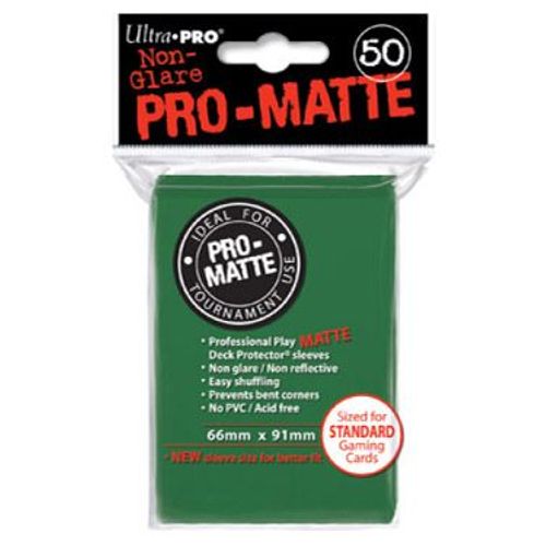 Ultra Pro 50 Pochettes Deck Protectors Pro-Matte Vert