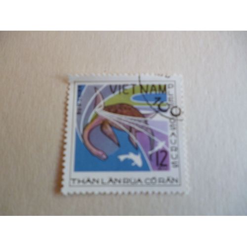 Timbre "Vietnam :Plesosaurus".