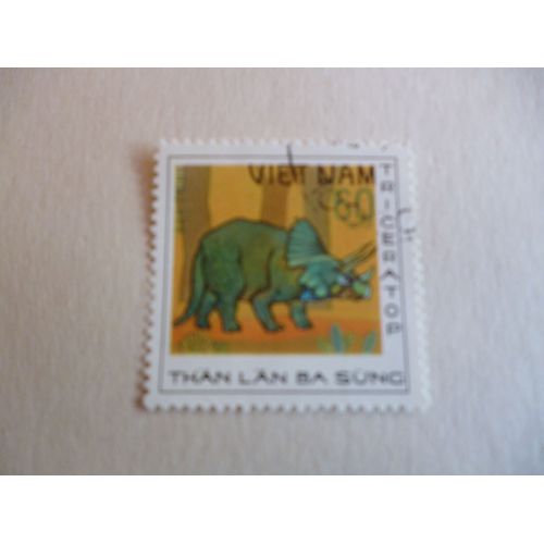 Timbre "Vietnam :Triceratop".