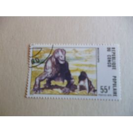 Timbre " Congo 1975 :Moschops".