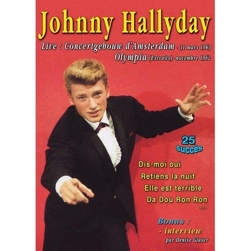 Johnny Hallyday - Concertgebouw D'amsterdam : Concert Du 31 Mars 1963