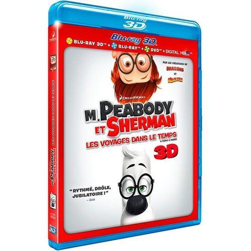 M. Peabody Et Sherman - Combo Blu-Ray 3d + Blu-Ray + Dvd