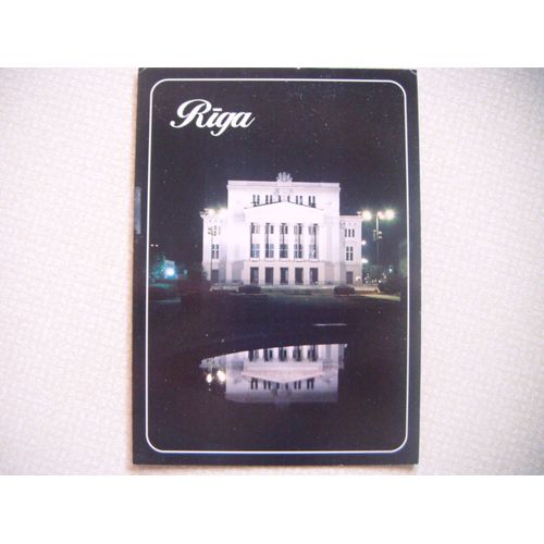 Carte Postale De Riga: L'opéra