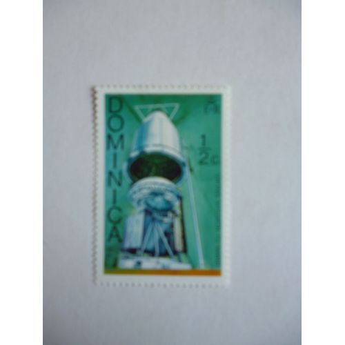 Timbre "Dominica : Mission Viking Vers Mars".