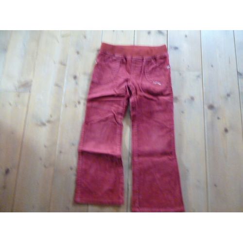 Pantalon Tiny Lady Rouge 5 Ans Velour