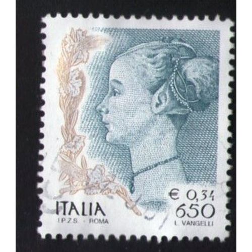 Italie 1999 Oblitéré Used Women In Art La Femme Dans L'art
