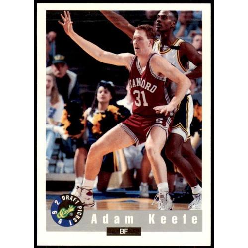 45 Adam Keefe - Atlanta Hawks - Carte Nba 1992 Classic Draft Picks Basketball