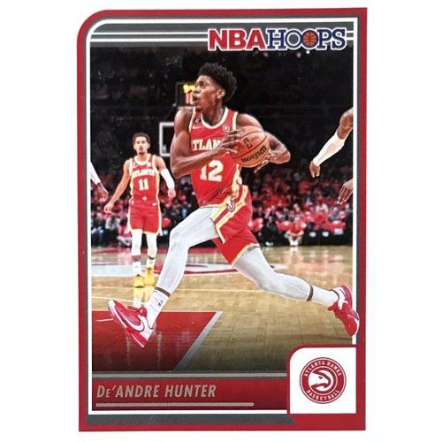 29 De'andre Hunter - Atlanta Hawks - Carte Panini 2023-2024 Nba Hoops Base Cards