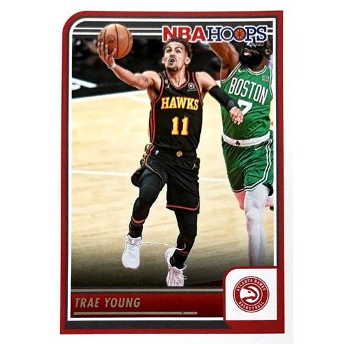 117 Trae Young - Atlanta Hawks - Carte Panini 2023-2024 Nba Hoops Base Cards