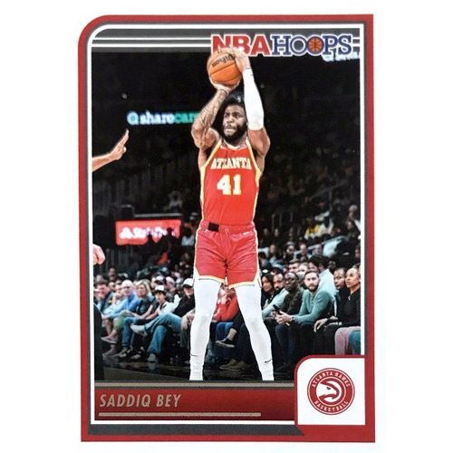 136 Saddiq Bey - Atlanta Hawks - Carte Panini 2023-2024 Nba Hoops Base Cards
