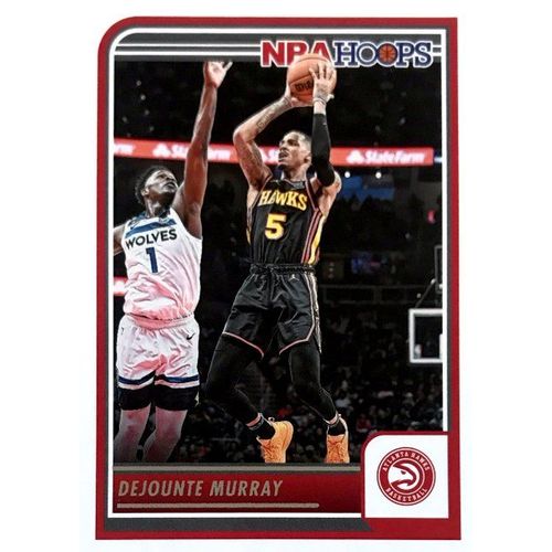 141 Dejounte Murray - Atlanta Hawks - Carte Panini 2023-2024 Nba Hoops Base Cards