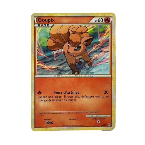 Carte Pokémon Goupix | 60pv 68/95 Année 2010 Fr