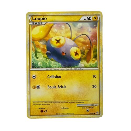 Carte Pokémon Loupio | 60pv 48/95 Année 2010 Fr