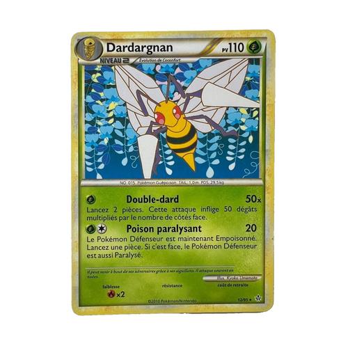 Carte Pokémon Dardargnan | 110pv 12/95 Année 2010 Fr