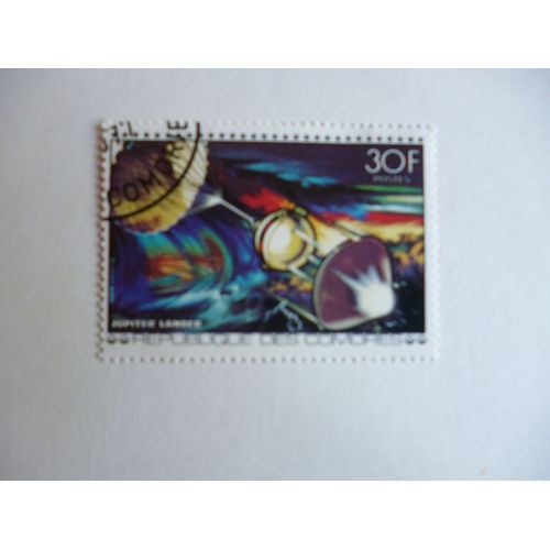 Timbre "Comores :Jupiter Lander".