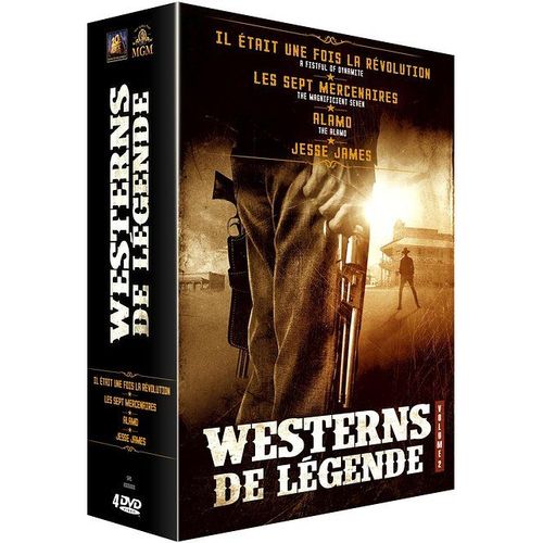 Westerns De Légende - Vol. 2 : Il Était Une Fois La Révolution + Les Sept Mercenaires + Alamo + Jesse James - Pack