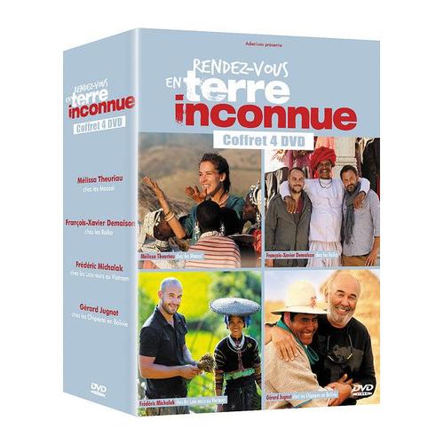 Rendez-Vous En Terre Inconnue - Coffret : Frédéric Michalak + Gérard Jugnot + François-Xavier Demaison + Mélissa Theuriau - Pack