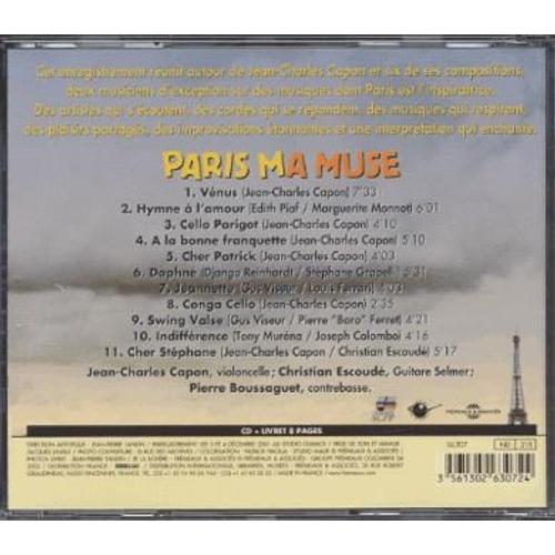 Paris, ma muse - CD