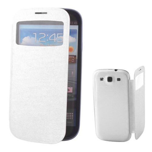 Etui Lateral S View Pour Samsung Galaxy S3 - Blanc