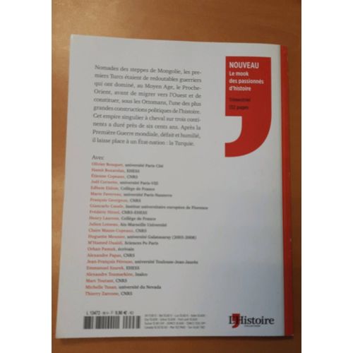 L'histoire Collection Numéro 96 : Les Turcs Et Leurs Empires