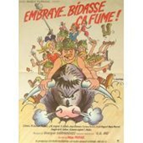 Embraye Bidasse Ça Fume - Max Pecas - Affiche De Cinéma Pliée 120x160 Cm