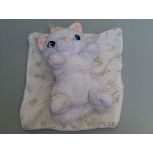 Doudou Peluche Chat Couverture, Marie Des Aristochats, Disney, Nicotoy