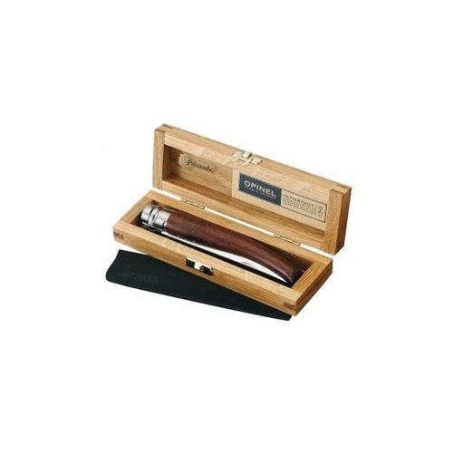 Coffret Bois Couteau Pliant N08 Bubinga Et Lame Inox Opinel - 226086 - Inox - Lame Inox Poli - Bubinga - Bubinga - 8 Cm