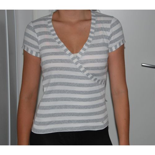 Haut Top Rayé Gris Et Blanc  Esprit