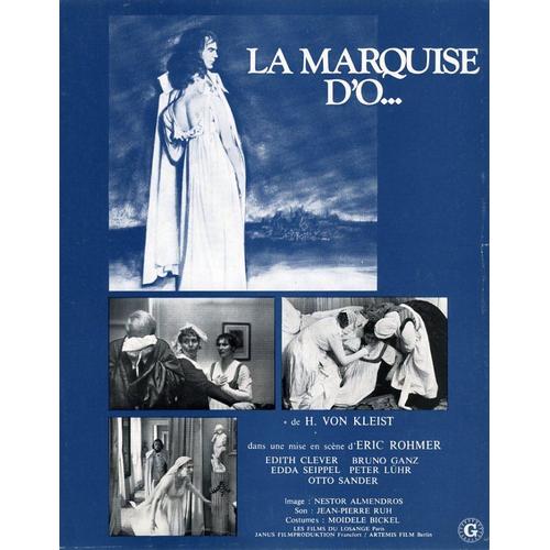 La Marquise D'o... Synopsis, De Eric Rohmer, Avec Edith Clever, Bruno Ganz, Peter Luhr