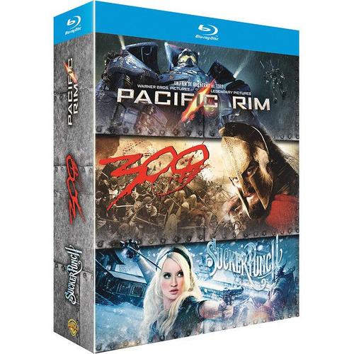 Pacific Rim + Sucker Punch + 300 - Blu-Ray + Copie Digitale