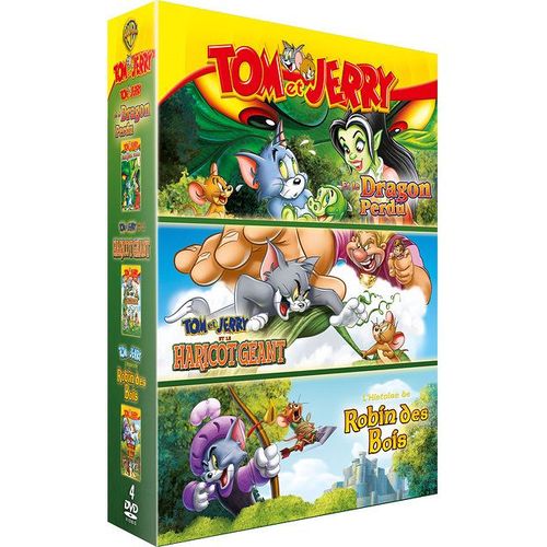 Tom & Jerry : Le Haricot Géant + Robin Des Bois + Le Dragon Perdue - Pack