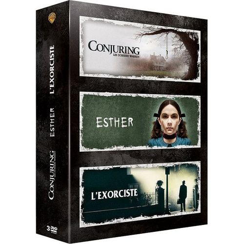 Conjuring : Les Dossiers Warren + L'exorciste + Esther - Pack