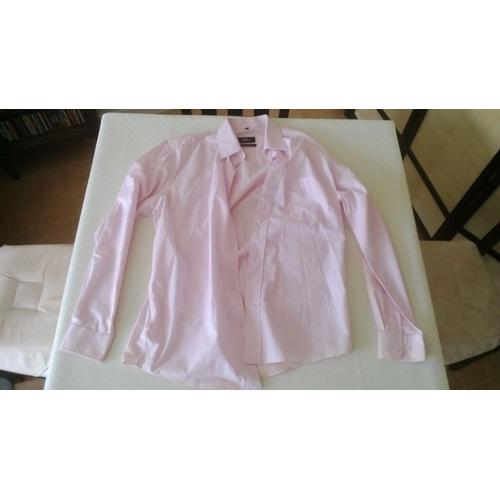 Chemise Yves Dorsey Rose Taille 3 39-40 Manches Longues