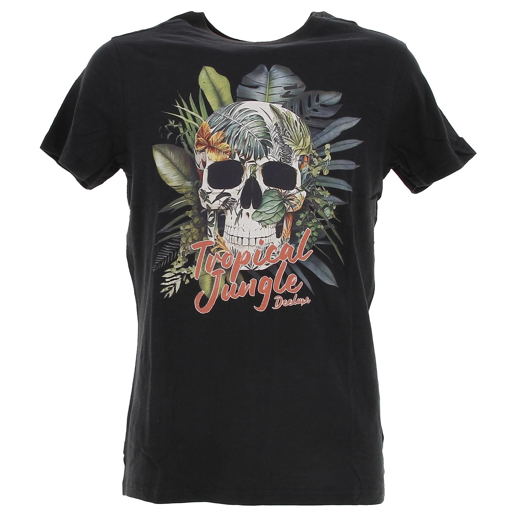 Tee Shirt Manches Courtes Deeluxe Hawaiki Ts M Gris Anthracite Foncé