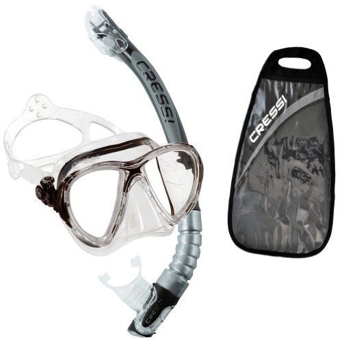 Cressi Sub S.P.A. Big Eyes Evolution & Kappa Ultra Dry Combo Set De Snorkeling Noir