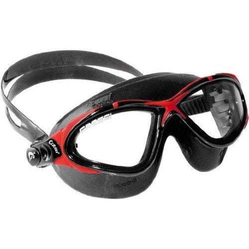 Cressi Swim De202758 Planet Black Lunettes Natation Verre Clair Noir/Rouge Taille Unique
