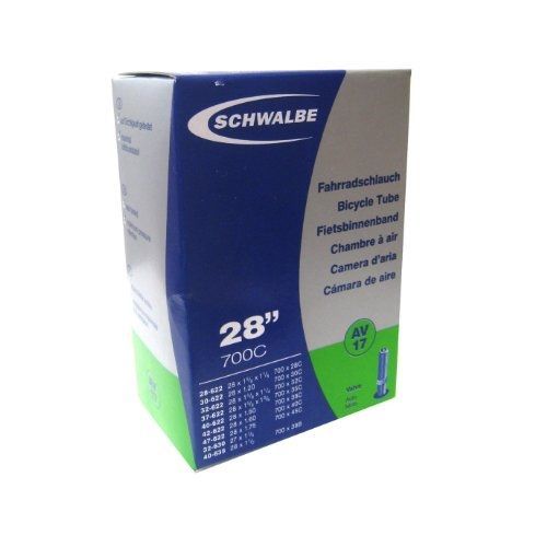 Schwalbe Av17 Chambre À Air 700x28/42c (27x1 1/4) Noir