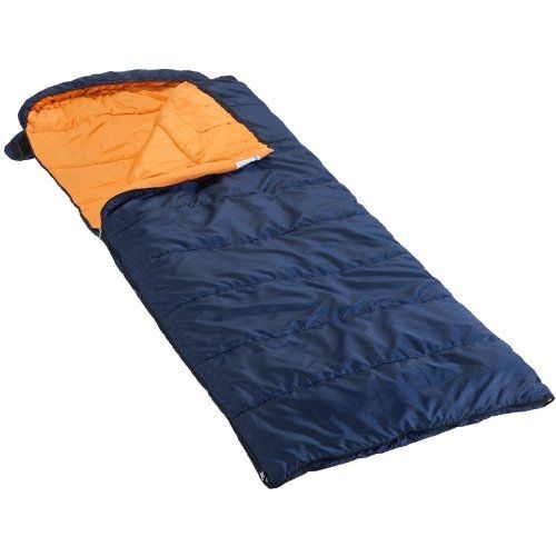 Skandika Iceland Sac De Couchage Couverture Synthétique Bleu 220 X 80 Cm Ouverture Gauche