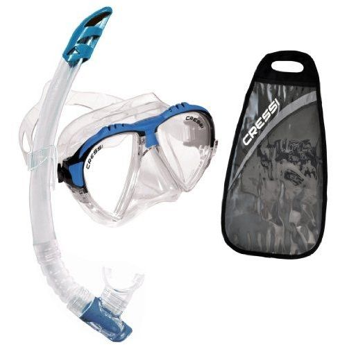 Cressi Matrix And Gamma Kit Masque/Tuba Bleu