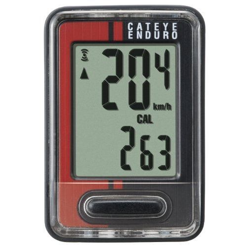 Cateye Enduro Cc-Ed 400 Compteur Filaire Noir/Rouge