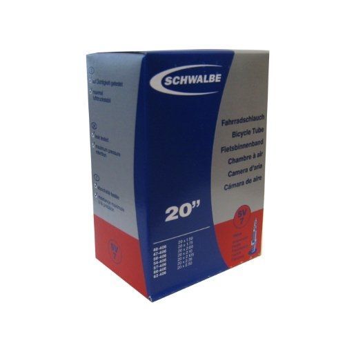 Schwalbe Sv7 Chambre À Air 20x1.75-2.125 Valve Presta Noir
