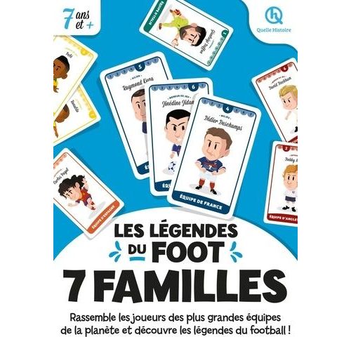 7 Familles Les Légendes Du Foot - Rassemble Les Joueurs Des Plus Grandes Équipes De La Planète Et Découvre Les Légendes Du Football !