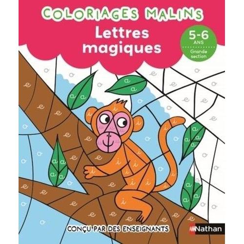 Lettres Magiques Gs - Coloriages Malins