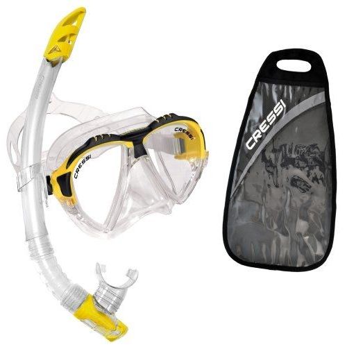 Cressi Matrix And Gamma Kit Masque/Tuba Jaune